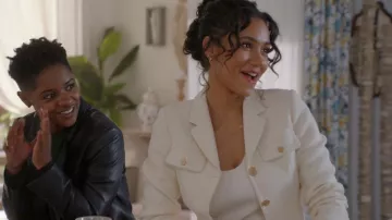 Wilfred Can­to One-Shoul­der Top worn by Layla Keating (Greta Onieogou) as seen in All American (S05E18)