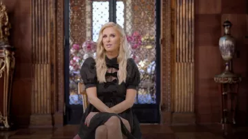 Alice + Olivia Lace Vernita Mini Dress worn by Nicky Hilton Rothschild as seen in Paris in Love (S01E08)