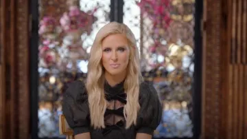 Alice + Olivia Vernita Dress worn by Paris Hilton as seen in Paris in Love (S01E13)