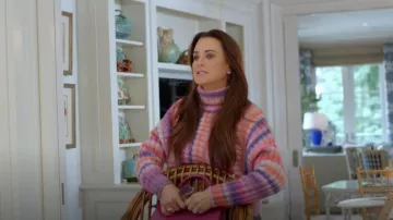 Cinq à Sept Sofia Turtleneck Sweater worn by Kyle Richards as seen in Paris in Love (S01E08)