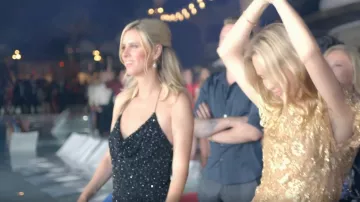 Alice + Olivia Krystal Dress worn by Nicky Hilton Rothschild as seen in Paris in Love (S01E04)