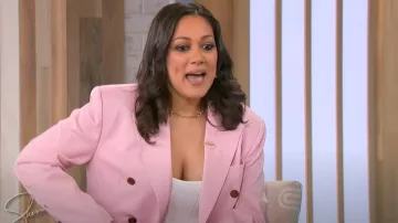 LVIR Double Breasted Wool Jacket worn by Cynthia Kaye McWilliams as seen in Sherri on  May 3, 2023