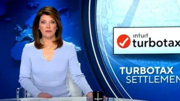 Scanlan Theodore Belted Long Sleeve Midi Dress worn by Norah O'Donnell as seen in CBS Evening News on May 5, 2023