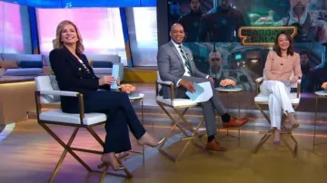 Veronica Beard Miller Dickey Chaqueta usada por Jennifer Ashton como se ve en Good Morning America Weekend el 5 de mayo de 2023
