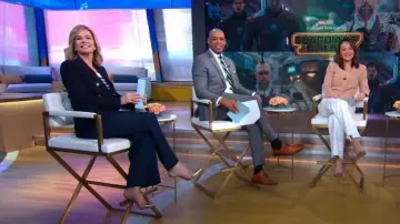 Veronica Beard Miller Dickey Jacket portée par Jennifer Ashton comme vu dans Good Morning America Weekend le 5 mai 2023
