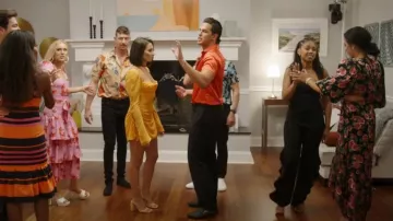 Pantalón de Leona de Asos con detalle lateral de volantes usado por Mya Allen como se ve en Summer House (S07E12)