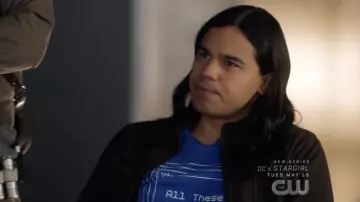 All These Open Windows But No Fresh Air T-Shirt worn by Cisco Ramon (Carlos Valdes) in The Flash (Season 6 Episode 18)