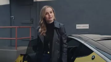 Fast X 2023 Brie Larson Leather Coat of Brie Larson in The Marvels - Official Teaser Trailer (2023) Brie Larson, Samuel L. Jackson