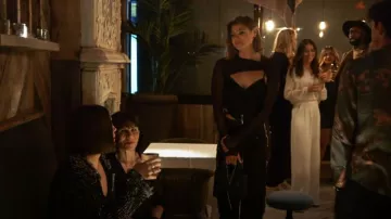 Sac Dior Mini Lady Dior en noir ultra mat porté par Raquel Leviss comme on le voit dans Vanderpump Rules (S09E13)