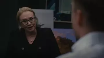 Prada PR 03WV 05H1O1 worn by Gerri Kellman (J. Smith-Cameron) as seen in Succession (S03E06)