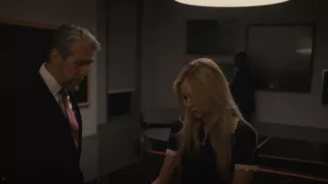 Sandro Essia Dress worn by Willa Ferreyra (Justine Lupe) as seen in Succession (S04E07)