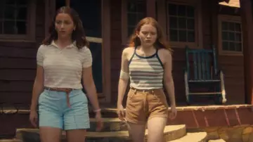 The denim overshirt worn by Max Mayfield (Sadie Sink) in the series Stranger  Things (Season 4 Episode 1)