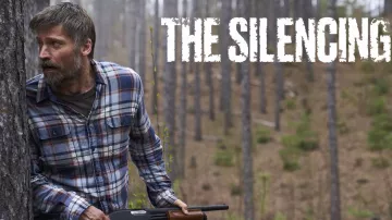 Camisa a cuadros a cuadros azul / naranja usada por Rayburn (Nikolaj Coster-Waldau) como se ve en la película The Silencing