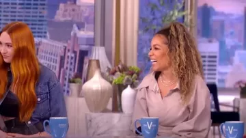 Maticevski Indicate Cotton-Blend Midi Dress worn by Sunny Hostin as seen in The View on May 8, 2023
