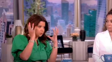 Diane Von Furstenberg Laena Dress worn by Ana Navarro as seen in The View on May 8, 2023