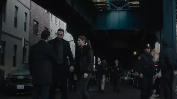 Alala Sherpa Bomber worn by Special Agent Maggie Bell (Missy Peregrym) as seen in FBI (S05E21)