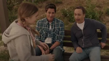 Ralph Lauren Plaid Indigo Shrt worn by Owen Strand (Rob Lowe) as seen in 9-1-1: Lone Star (S04E16)