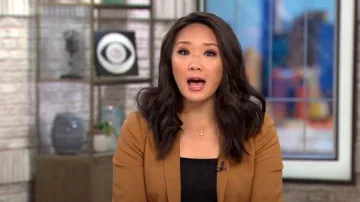 J. Crew Parke Blazer usado por Nancy Chen visto en CBS Mornings el 9 de mayo de 2023