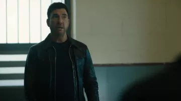 Tom Ford Smooth Leather Blou­son Jack­et worn by Supervisory Special Agent Remy Scott (Dylan McDermott) as seen in FBI: Most Wanted (S04E20)