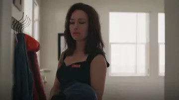 Jonathan Simkhai Barbara Compact Rib Sweetheart Bodysuit worn by Sally Reed (Sarah Goldberg) as seen in Barry (S04E05)