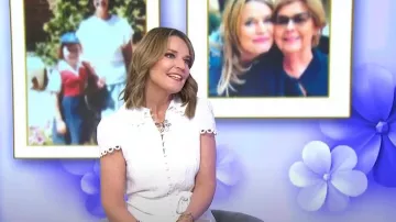 Alice + Olivia Vannessa Midi Dress worn by Savannah Guthrie as seen in Today on May 10, 2023