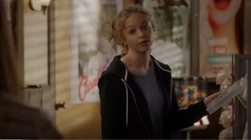 American Apparel Unisex Flex Fleece Zip Hoodie worn by Tonya (Sofia Rosinsky) as seen in Young Sheldon (S06E20)