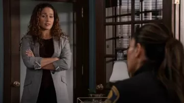 Rag & Bone An­dre Check Jack­et worn by Andy Herrera (Jaina Lee Ortiz) as seen in Station 19 (S06E15)