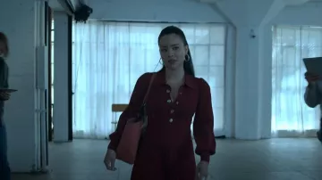 Michael Kors Walsh Saffiano Bolso de cuero usado por Mariana Adams Foster (Cierra Ramirez) como se ve en Good Trouble (S05E09)
