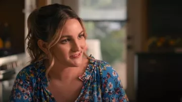 Anthropologie Robin Tiered Mini Dress worn by Noreen Fitzgibbons (Jamie Lynn Spears) as seen in Sweet Magnolias (S02E09)