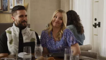 Silbatos Jemma Lively Animal Print Mono usado por Brooke Dubek (Heléne Yorke) como se ve en The Other Two (S03E03)