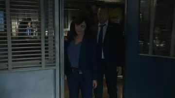 Theory Demitria Pants worn by Maria Baez (Marisa Ramirez) as seen in Blue Bloods (S13E20)