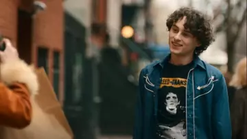 Lou Reed Men's Transformer T-Shirt worn by Charlie (Wyatt Oleff) as seen in City on Fire (S01E01)