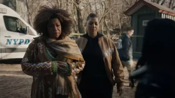 Talisman Woodstock Embroidered Coat worn by Viola 'Vi' Marsette (Lorraine Toussaint) as seen in The Equalizer (S03E17)