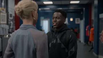 Emporio Armani Graph­ic Hood­ie worn by Sam Obisanya (Toheeb Jimoh) as seen in Ted Lasso