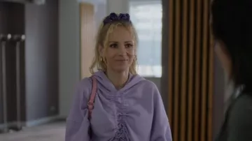 Pieces Satin Hair Scrunchie used by Keeley Jones (Juno Temple) as seen in Ted Lasso