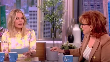 Stella McCartney Asymmetric Floral-print Dress worn by Sara Haines as seen in The View on May 16, 2023