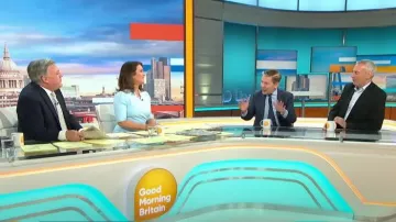 The Pretty Dress Company Piper Pencil Dress worn by Susanna Reid as seen in Good Morning Britain on May 16, 2023