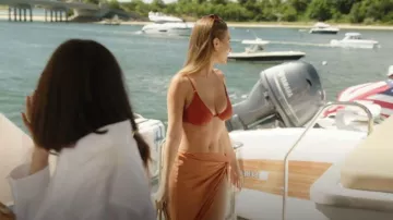 Somerfield Swim Wategos Bikini Top usado por Amanda Batula como se ve en Summer House (S07E14)