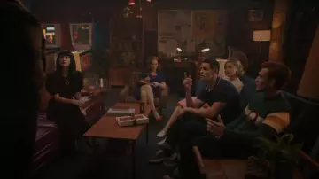 Benneton Sweater with Clashing Detail worn by Archie Andrews (KJ Apa) as seen in Riverdale (S07E08)
