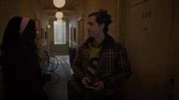 Zara Plaid Bomber Jacket worn by Jughead Jones (Cole Sprouse) as seen in Riverdale (S07E08)