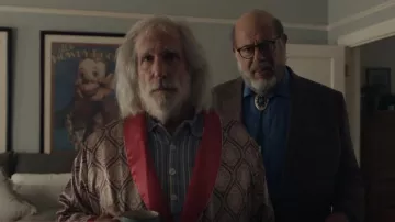 Satin Silk Summer Pajamas Kimono Bathrobe Robe Dressing Loungewear worn by Gene Cousineau (Henry Winkler) as seen in Barry (S04E06)