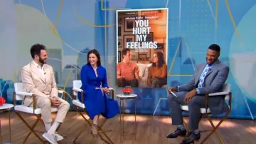 Dorothee Schumacher Summer Cruise Dress worn by Michaela Watkins as seen in Good Morning America on May 19, 2023