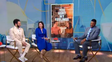 Dorothee Schumacher Summer Cruise Dress worn by Michaela Watkins as seen in Good Morning America on May 19, 2023