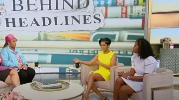 Dolce & Gabbana Sleeveless Wool Mini Dress worn by Tamron Hall as seen in Tamron Hall on May 11, 2023