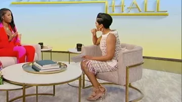 Giuseppe Zanotti Leather Sandal worn by Tamron Hall as seen in Tamron Hall on May 15, 2023