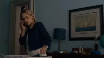 Zara High Waist Trousers worn by Regan (Jemima Kirke) as seen in City on Fire (S01E04)