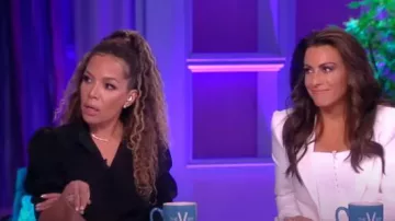 Frame Frankie Henley worn by Sunny Hostin as seen in The View on  May 18, 2023