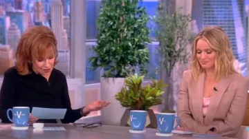 A.L.C. Donovan Linen Blend Blazer usado por Sara Haines como se ve en The View el 19 de mayo de 2023