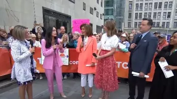 Alice + Olivia Luisana Felted Coat worn by Hoda Kotb as seen in Today on May 19, 2023