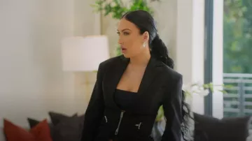 Jacquemus La Veste Filu Belted Wool Blazer usado por Bre Tiesi como se ve en Selling Sunset (S06E06)
